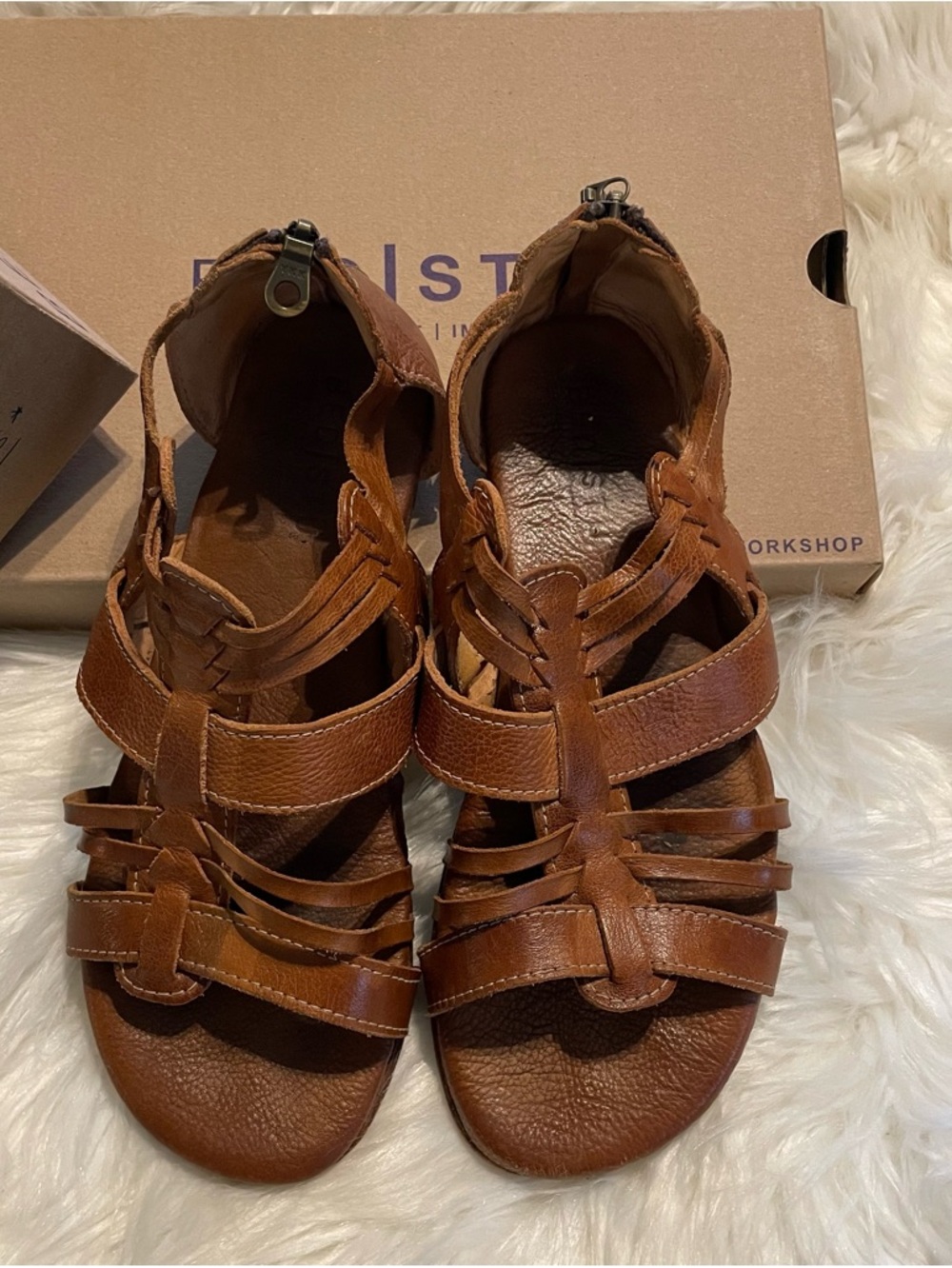 Bed Stu Cara Leather Sandals 8